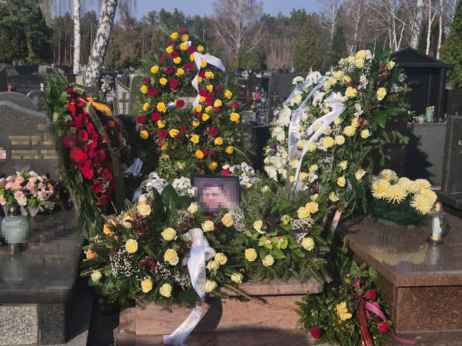 Grób tragicznie zmarłego strażnika miejskiego