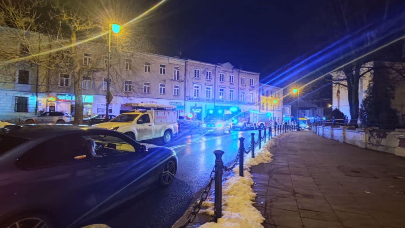Runęła ściana kamienicy w Lublinie. Mieszkańcy zostali ewakuowani