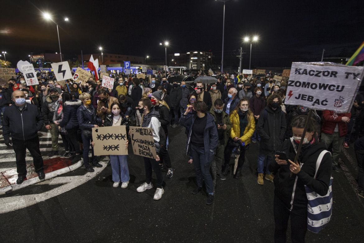 Protest kobiet we Wrocławiu