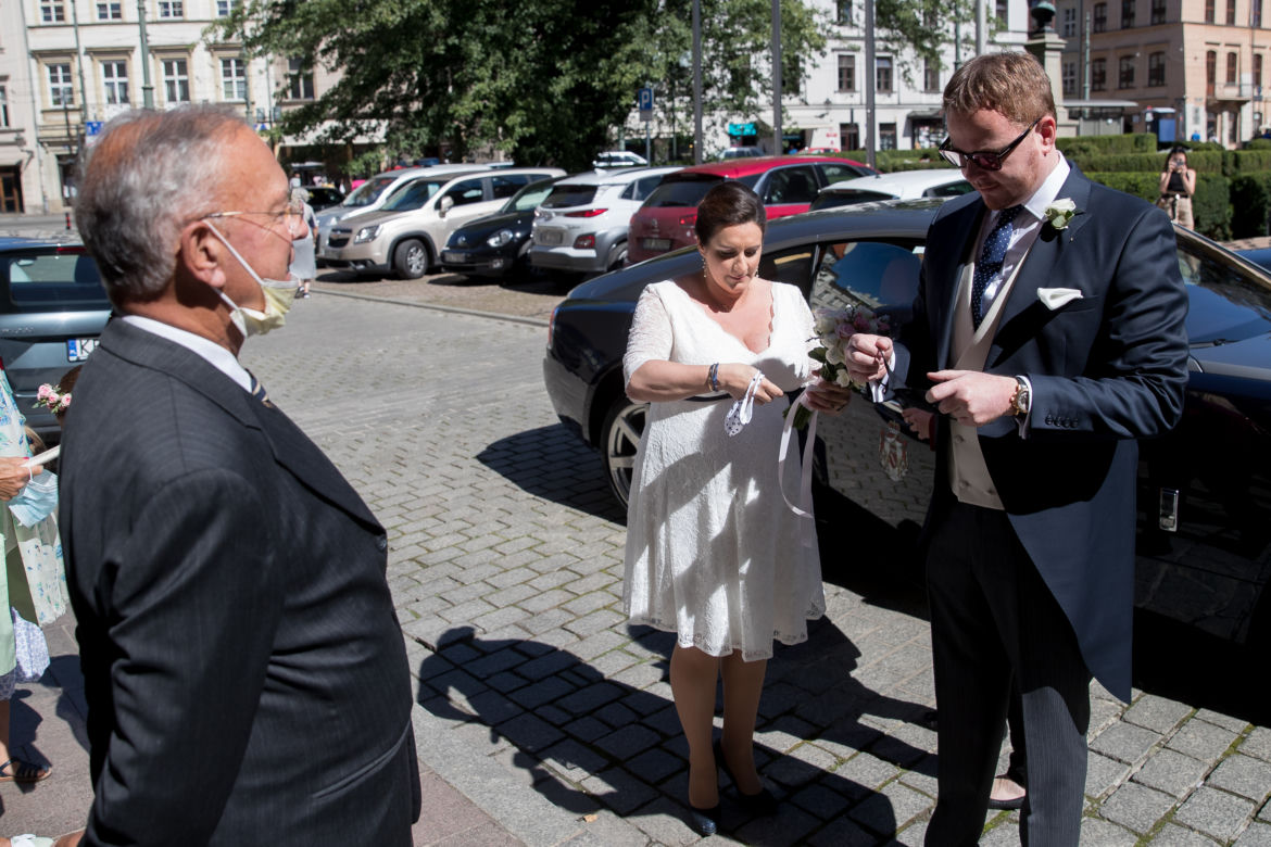 Ślub księcia Jana Lubomirskiego i hrabianki Heleny Mańkowskiej w Krakowie