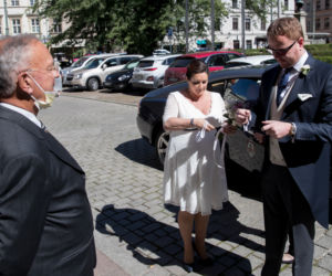 Ślub księcia Jana Lubomirskiego i hrabianki Heleny Mańkowskiej w Krakowie