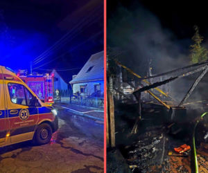 Eksplozja pieca w Przemkowie. Są ranni, poważne poparzenia