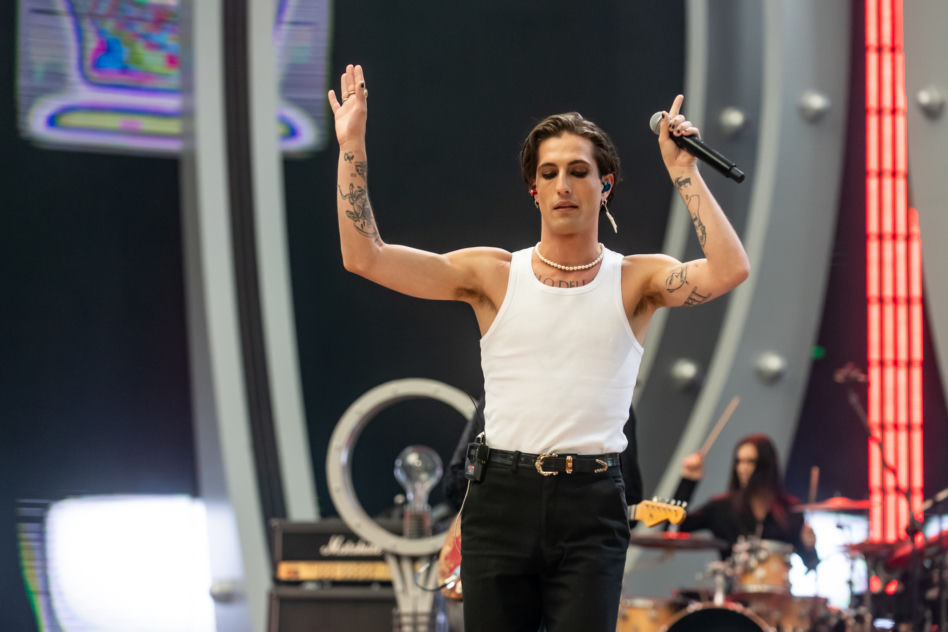 Maneskin podczas próby