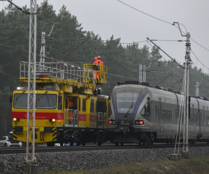 Nagłe zatrzymanie pociągu pod Puławami. Mamy zdjęcia!