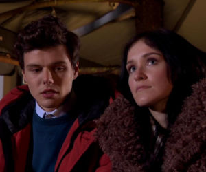 Barwy szczęścia, odc. 2056. Magda (Natalia Sierzputowska), Kacper (Jakub Szlachetka)