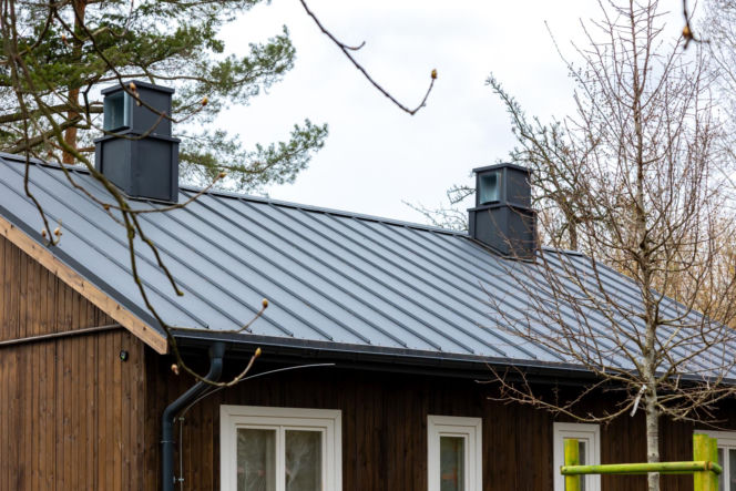 Domki fińskie na Polu Mokotowskim w Warszawie