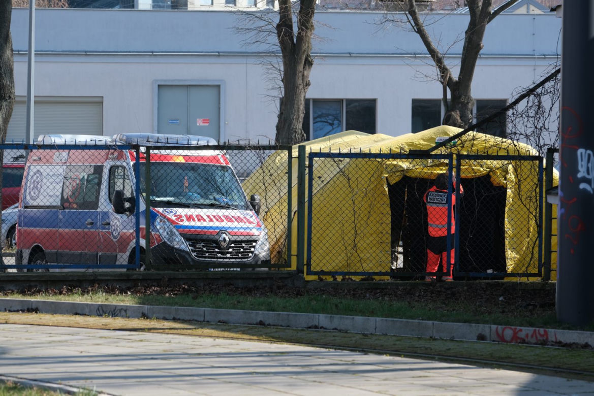 Kwarantanna ratowników na Mokotowie 