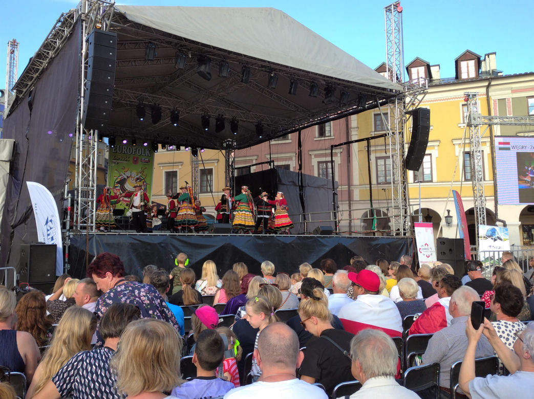 XX Eurofolk w Zamościu ZPiT Zamojszczyzna koncert "Gospodarze - Gościom"