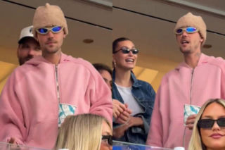Justin i Hailey Bieberowie na meczu USA - Paragwaj. Tak kibicowali na mundialu
