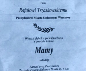 Trzaskowski nekrologi