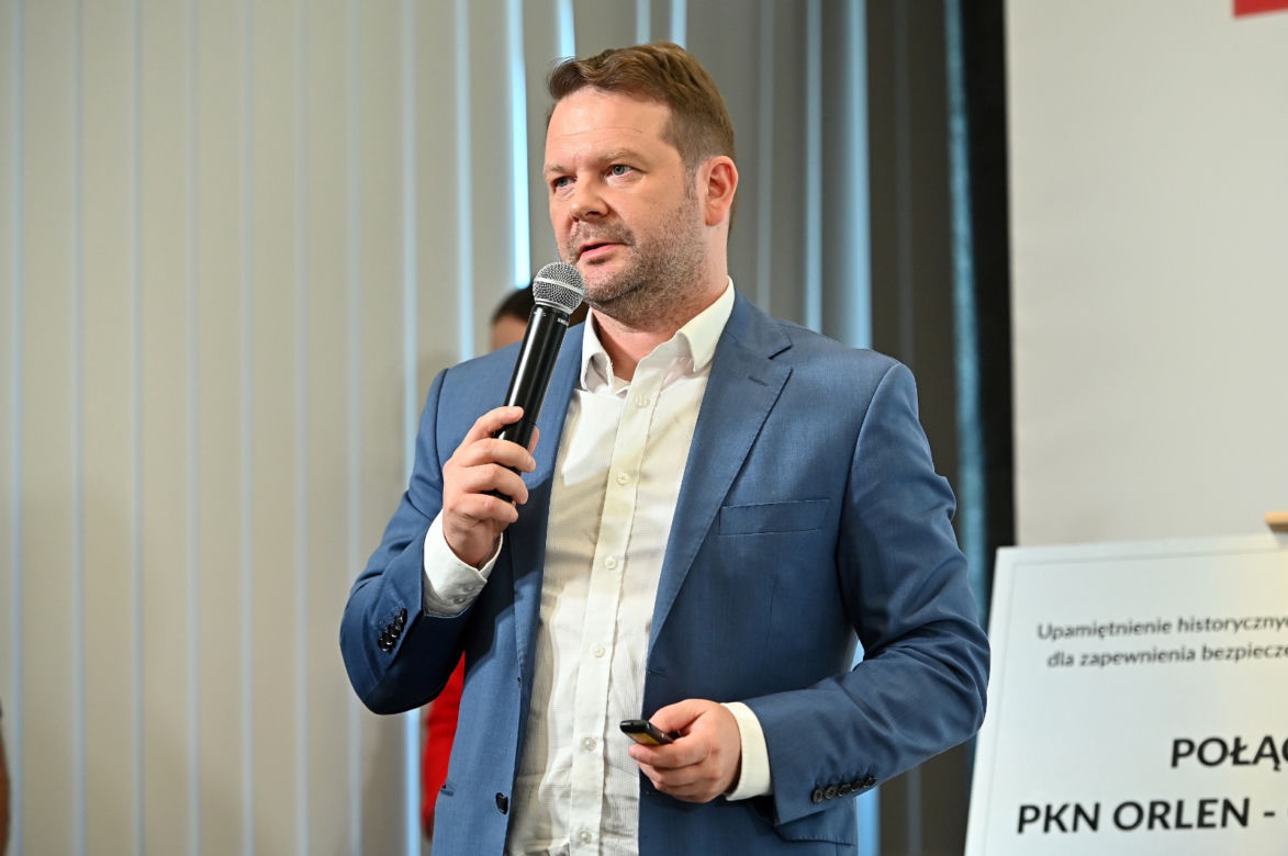 Daniel Obajtek w Gdańsku o fuzji Orlenu z Lotosem