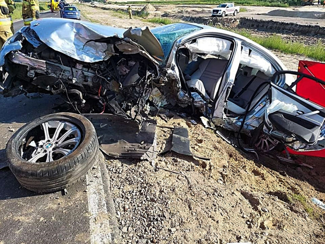 Zabił się w drodze na wczasy. Potworny wypadek w Ćwiklinku