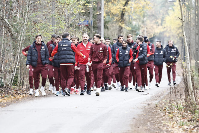Polska - Holandia. Piłkarze poszli do lasu
