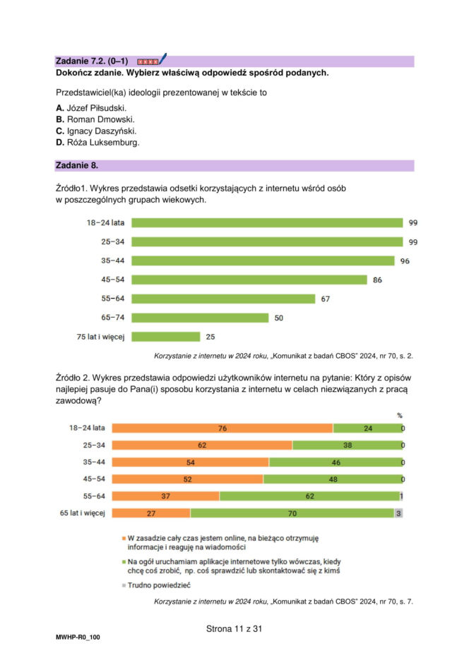 Matura próbna 2026 - WOS. Arkusz CKE