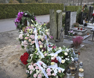 Agnieszka Maciąg - jej grób znajduje się blisko grobu Leskiego