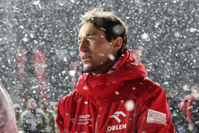 Kamil Stoch podczas ostatniego kunkursu PŚ w Zakopanem
