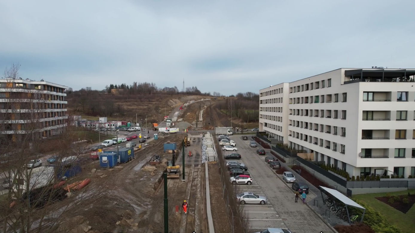 Linia tramwajowa do Górki Narodowej gotowa już w wakacje. Zobaczcie zdjęcia z budowy!