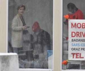 Monika Zamachowska bada się na Covida
