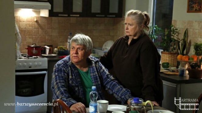 Barwy szczęścia. Amelia (Stanisława Celińska), Tomasz Wiśniewski (Kazimierz Mazur)