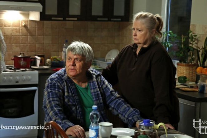 Barwy szczęścia. Amelia (Stanisława Celińska), Tomasz Wiśniewski (Kazimierz Mazur)