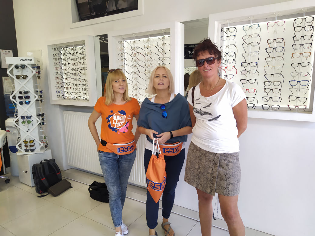 Eska Summer City w salonie optycznym New Optica