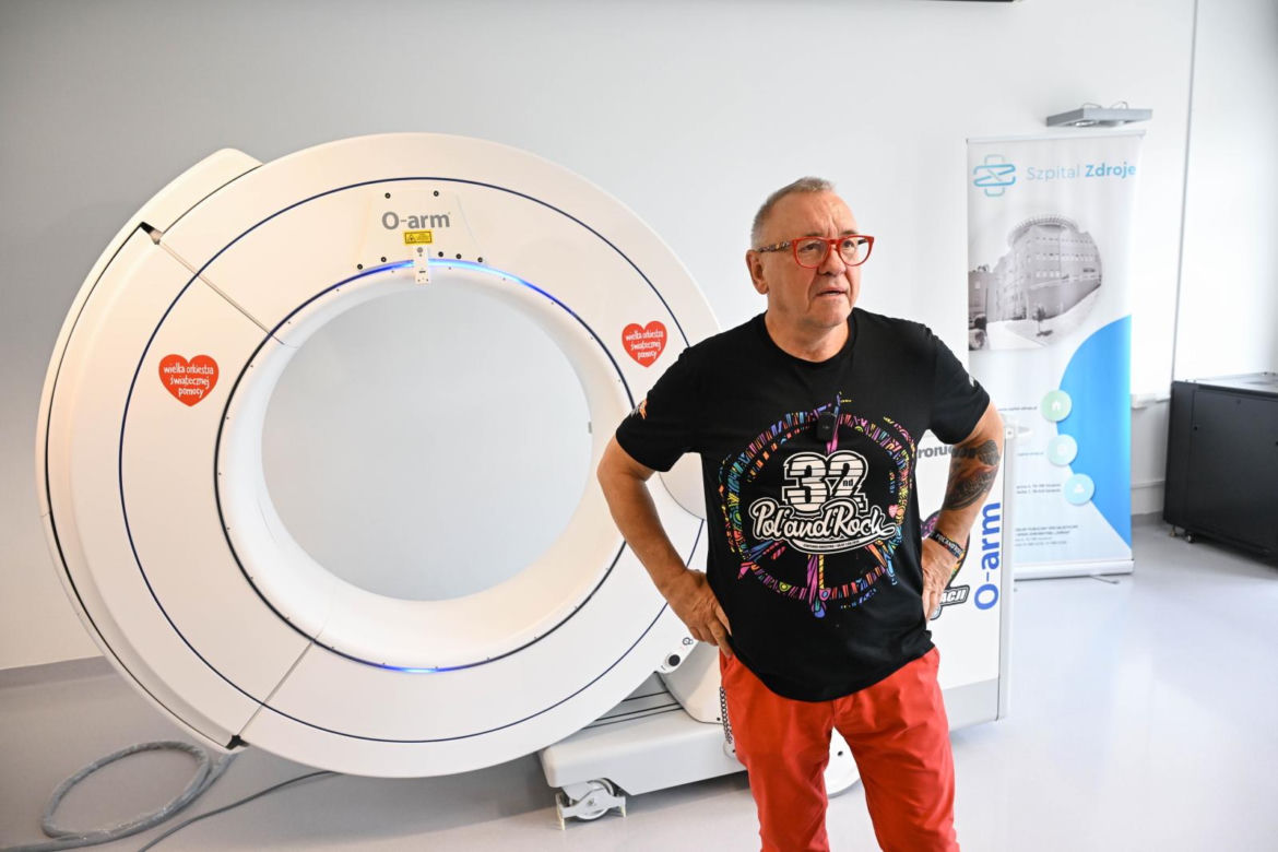 Nowy tomograf od WOŚP dla szpitala "Zdroje"