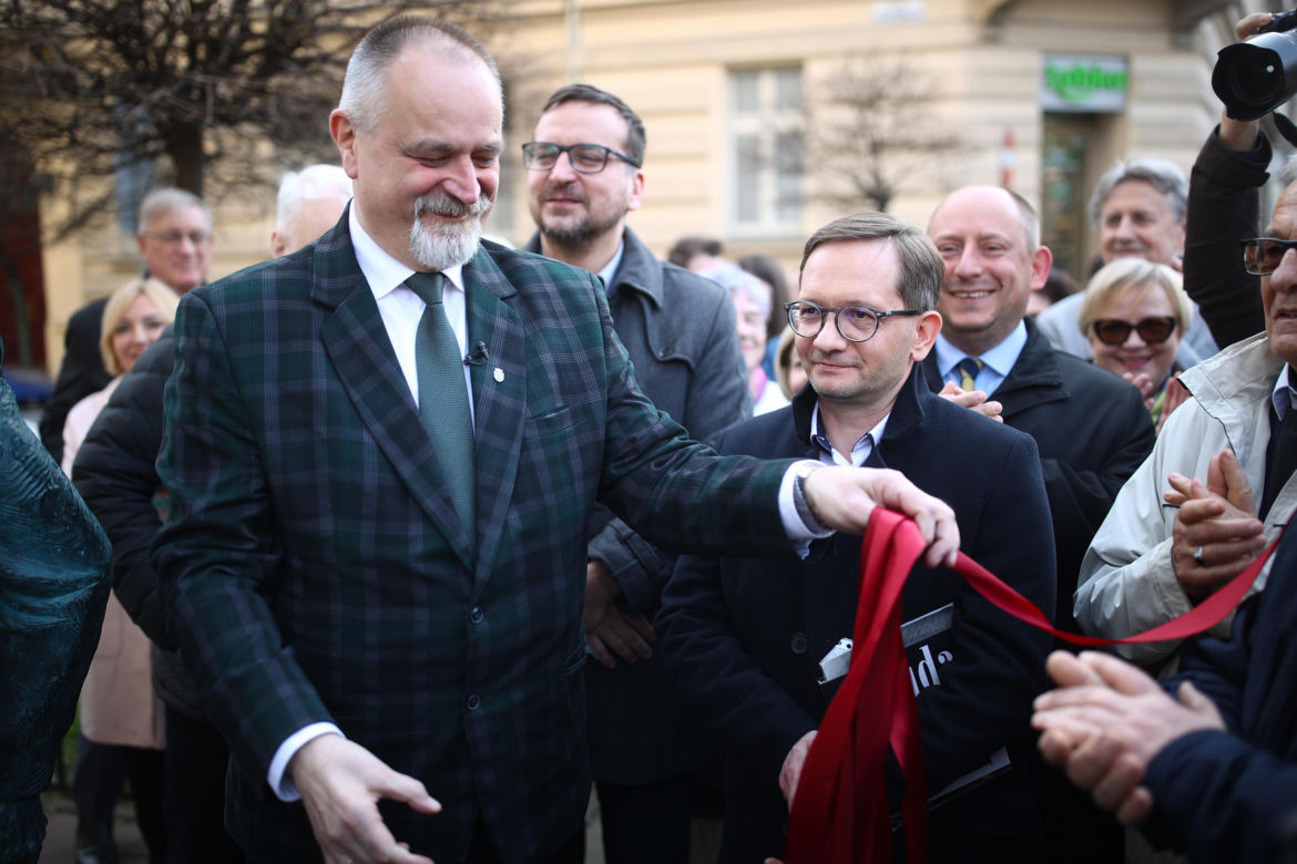 Odsłonięcie pomnika Bogdana Smolenia
