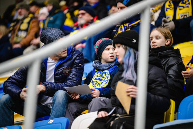 Arka Gdynia - GKS Katowice: Zdjęcia kibiców z meczu 22. kolejki PKO BP Ekstraklasy