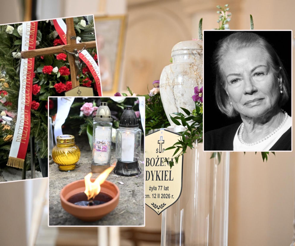 Pogrzeb Bożeny Dykiel na Powązkach. Tak wygląda grób aktorki
