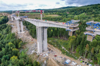 Budowa drogi S19 i najwyższej estakady w Polsce