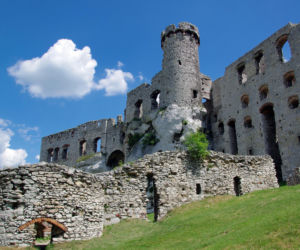To najpiękniejszy zamek w województwie śląskim. Znajduje się w malowniczej wsi