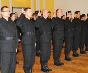 Ślubowanie policjantów