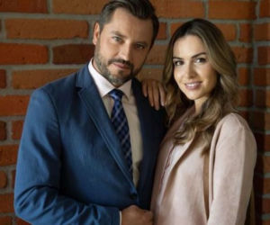 Na dobre i na złe. Borys Jakubek (Marcin Zacharzewski), Hania Sikorka (Marta Żmuda Trzebiatowska)