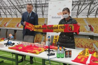 Gra „Jaga Białystok” oraz specjalny szalik. Powstały nowe promocyjne gadżety 