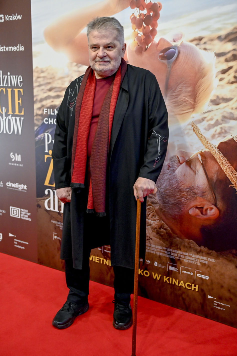 Krzysztof Globisz na premierze filmu "Prawdziwe życie aniołów"