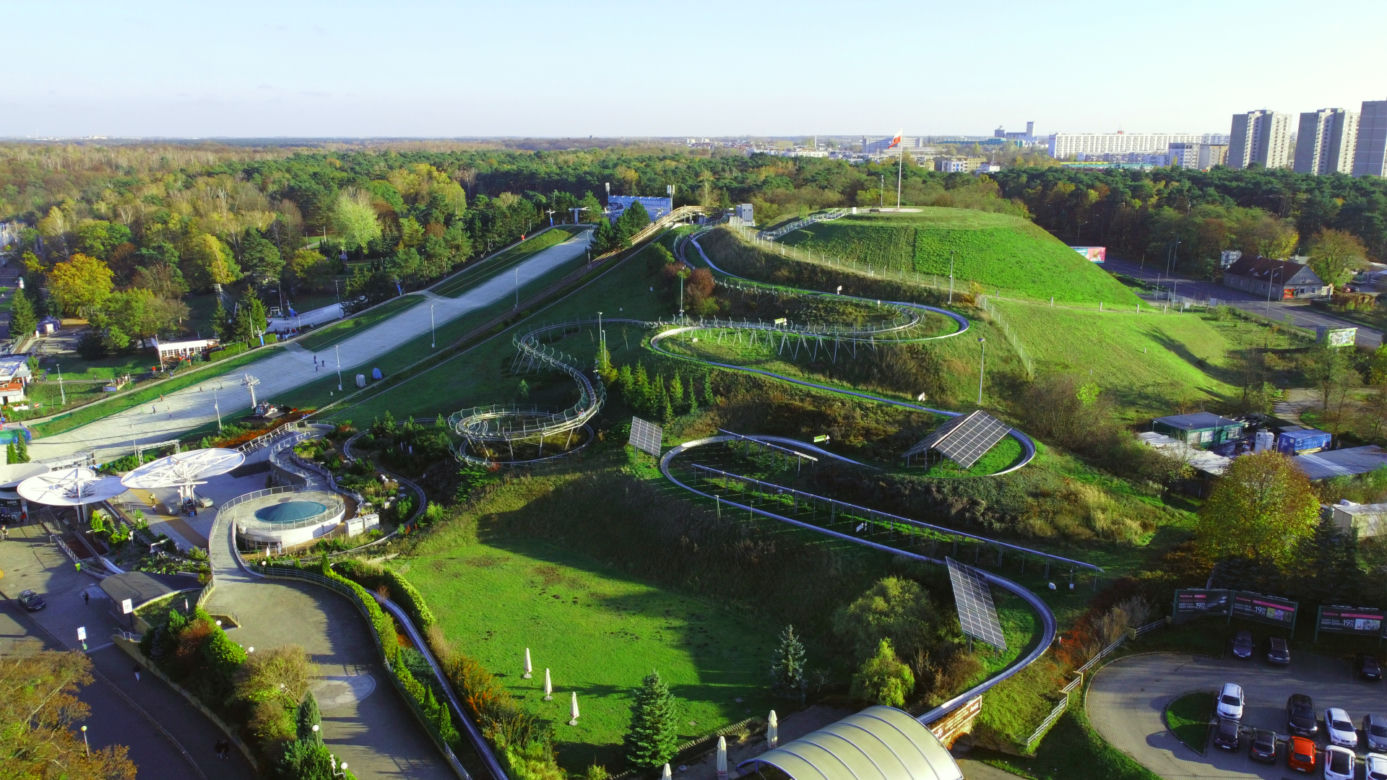 Poznańska Malta z lotu ptaka