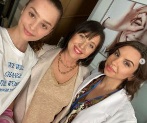 M jak miłość po wakacjach 2021. Karolina (Oliwia Motyka-Radłowska), Aneta (Ilona Janyst), Iwona Kryńska (Hanna Śleszyńska)