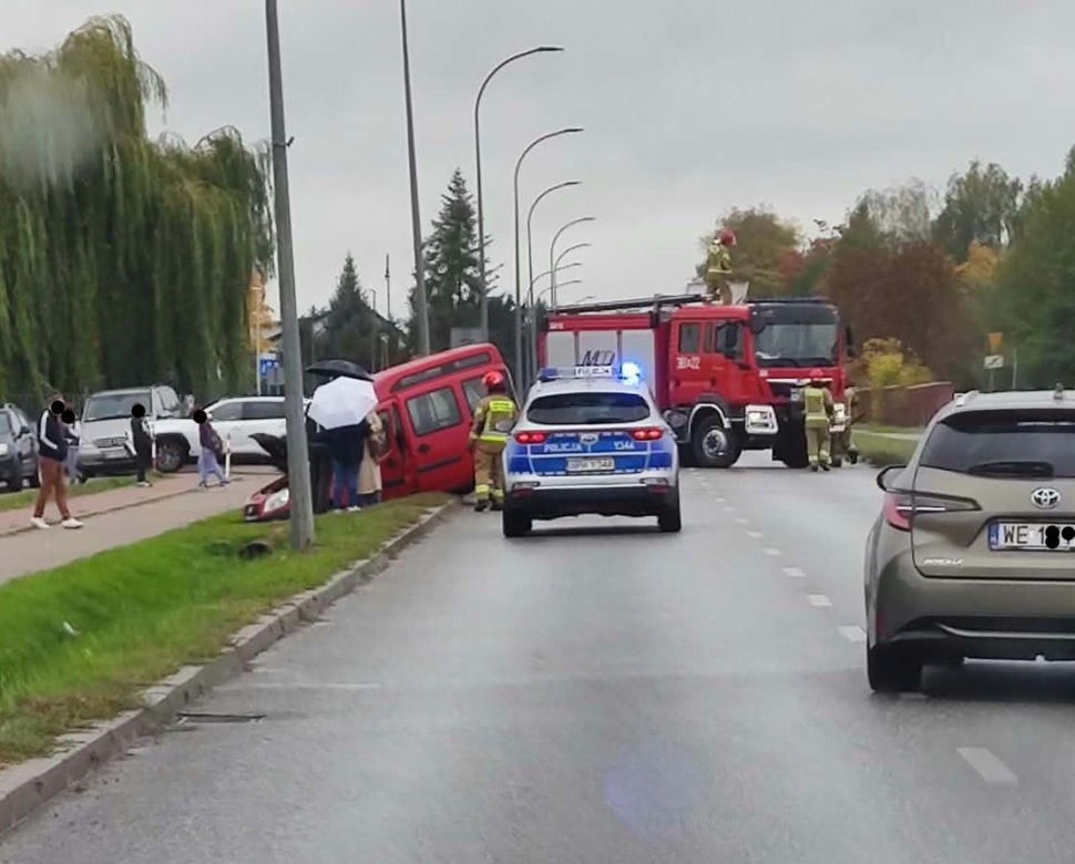 Wypadek przy Parku Wodnym w Siedlcach