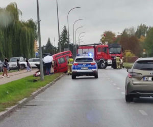 Wypadek przy Parku Wodnym w Siedlcach