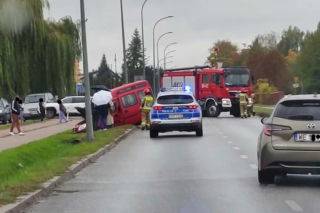 Wypadek przy Parku Wodnym w Siedlcach