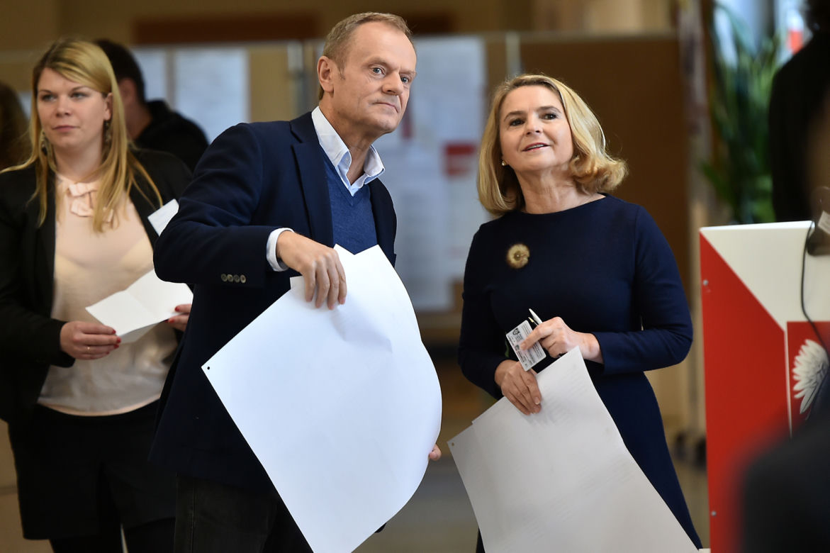 Tak wygląda z bliska twarz Małgorzaty Tusk