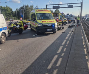 Dramat w Alejach Jerozolimskich. Nie żyje 16-letni motocyklista