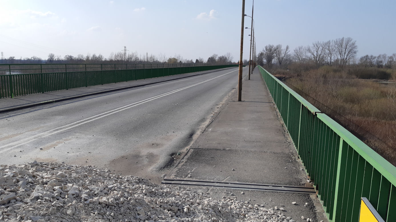 Most w Ostrowie - sierpień