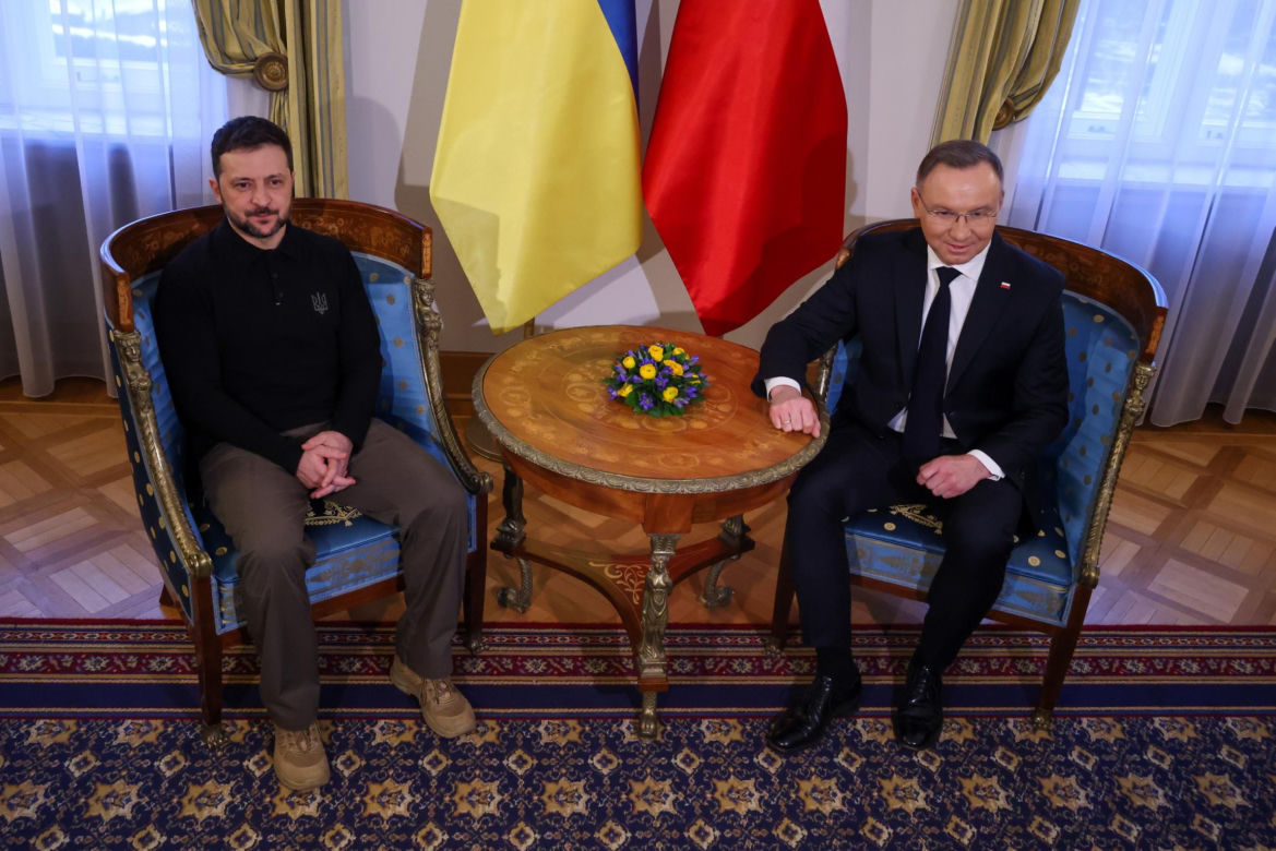 Zełenski w Warszawie