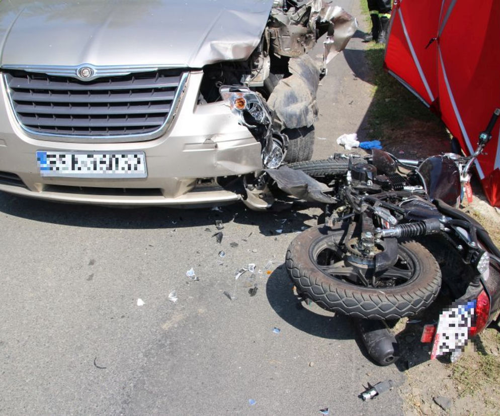 Śmiertelny wypadek z udziałem motocyklisty w Sanoku