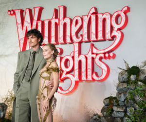 Jacob Elordi i Margot Robbie na premierze Wichrowych Wzgórz