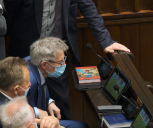 Podczas posiedzenia Sejmu posłowie oglądali mecz Polska - Szwecja