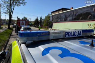 Paraliż ruchu na DK11. Ciężko ranny został motocyklista