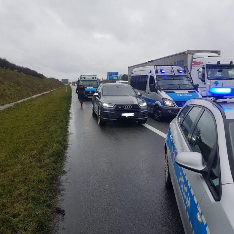 Kradzione Audi przechwycone przez policjantów z Wielkopolski
