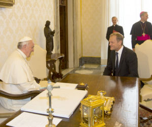 DONALD TUSK papież Franciszek